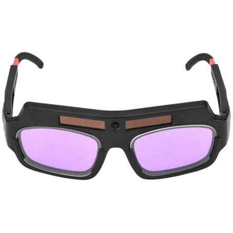 Lunettes de soudure Lunettes de protection protectrices pour assombrissement automatique solaire des lunettes de soudure pour le soudage à l'arc sous argon+lunette de soudure à l'arc lunette de