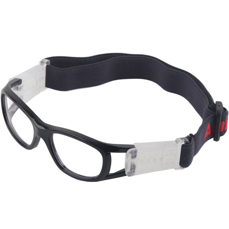 Lunettes de sport pour enfants et ados - Réglables pour football, vélo, basket - Accessoire noir