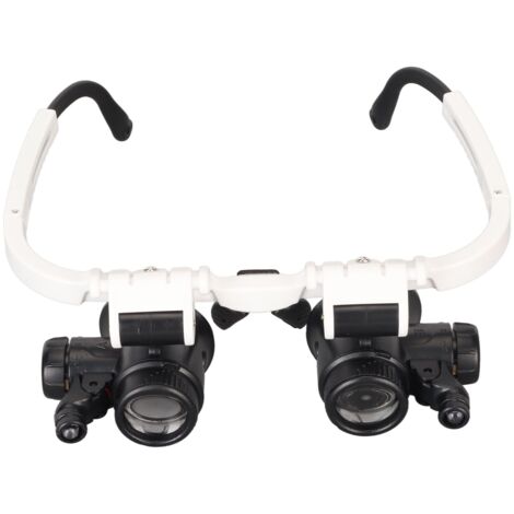 Lunettes Loupe Frontale LED pour Réparation de Montres et Travaux de Précision