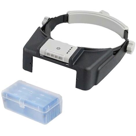Lunettes loupe frontales avec 4 LED lumineuses