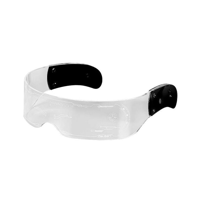Lunettes lumineuses colorées Lunettes pare-soleil éclairées par LED Bar Ktv Décoration de fête d'anniversaire de Noël