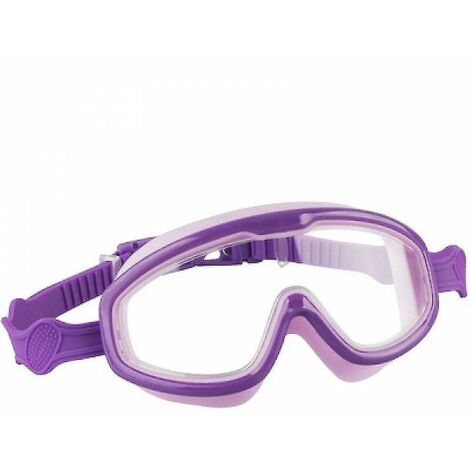 Lunettes pour enfants pour la natation, pas de fuite, anti-brouillard, imperméable à l'eau (violet)
