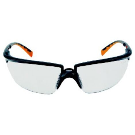 Lunettes Solus, noir/orange,Scheibe Clair