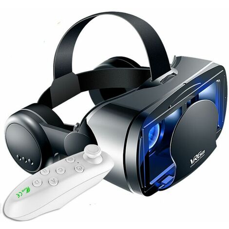 Lunettes VR lumière bleue protection des yeux nouveau grand casque téléphone mobile casque de réalité virtuelle lunettes 3D VR,B