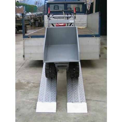 Lunghezza di rampa 4.00m - Altezza raggiungibile 1200mm - Portata max per un paio 714kg per interasse 1000mm - Prezzo unitario - M040B2/40/2U