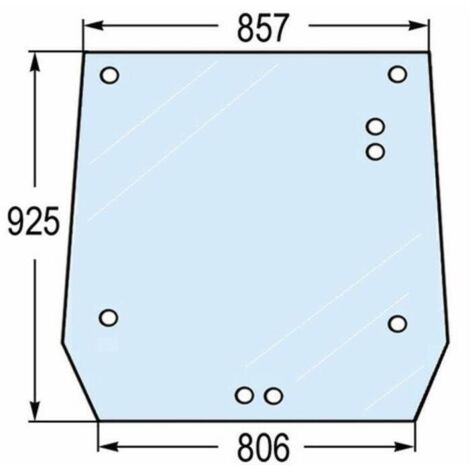Lunotto posteriore adattabile al riferimento originale CNH 5089562