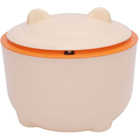 Luocute Katzenkot-Mülleimer, Katzenstreubehälter mit Deckel, PP-Material, multifunktionaler Abfalleimer, katzensicheres Design