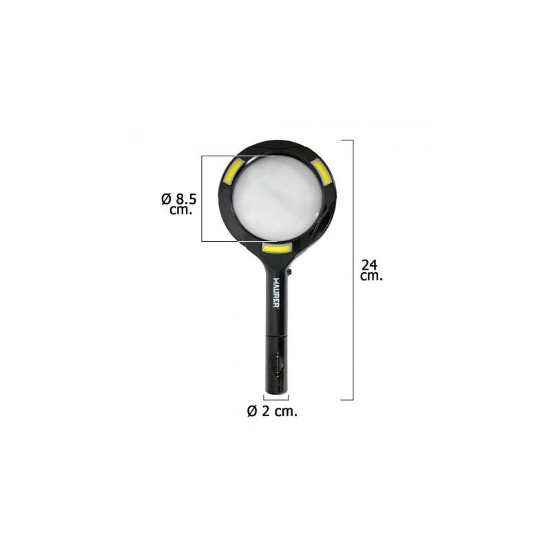 

Maurer - Lupa con led 2,5 aumentos