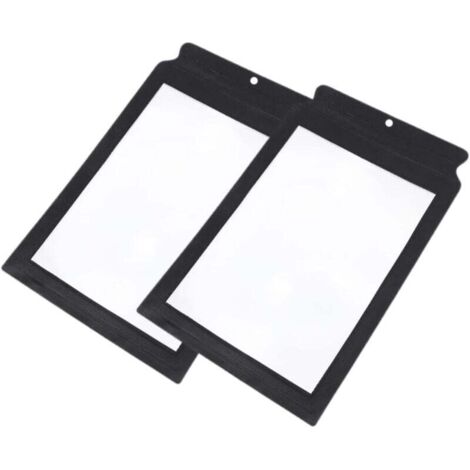 Lupa grande de 3x de página completa con marco y tamaño pasaporte para leer libros, mapas, periódicos y manuales de instrucciones.