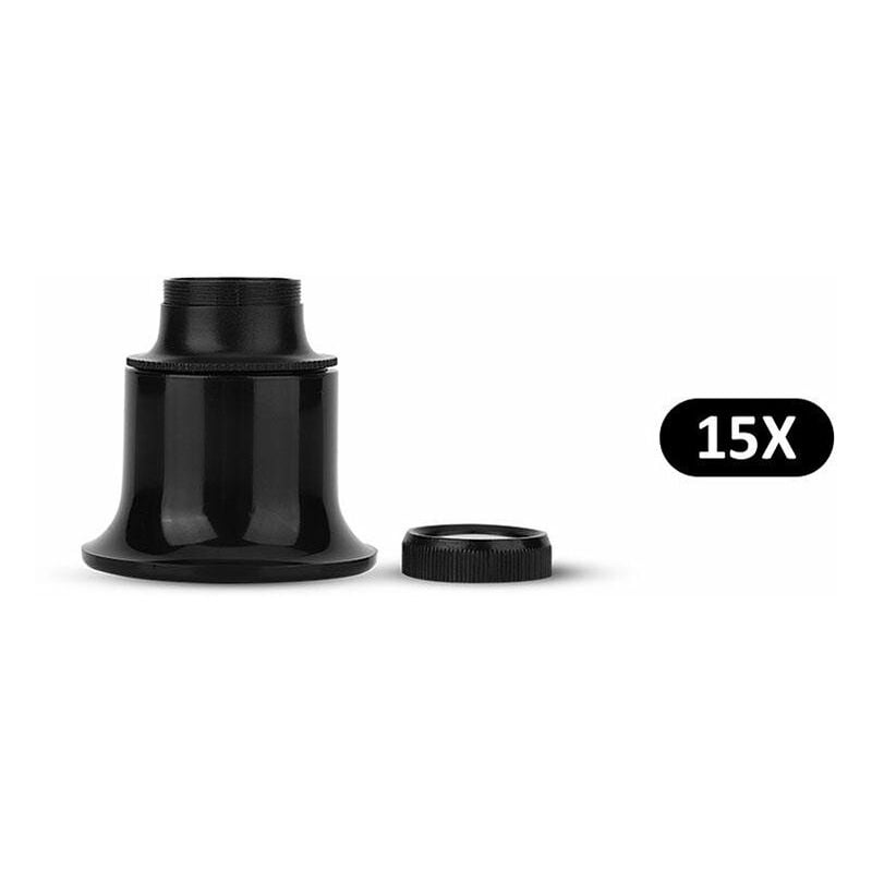 

Lupa YD239 15X lupa monocular portatil Mini lupa lente gafas relojero lupa herramienta joyero reparacion herramienta de reloj