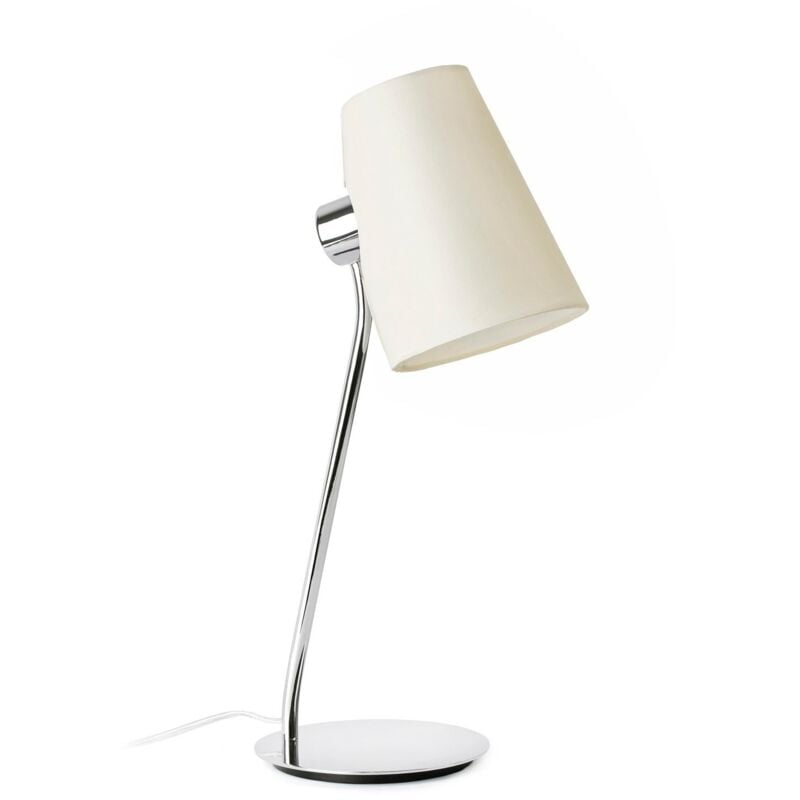 Image of Faro Barcelona - Lupe Lampada Da Tavolo Cromo 1Xe27 20W Marca Faro