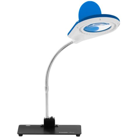 Lupenleuchte Led Mit Stativ Arbeitsleuchte Lupenlampe Werkstattlampe 30 Cm Blau 