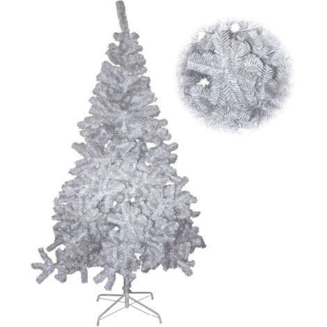 Lupex Shop - Albero di Natale Bianco folto, 200 punte, in PCV, interno ed esterno, dimensione: 120cm cod. 7563