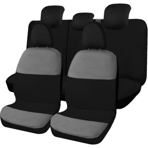 Lupex Shop -  Coprisedili Auto Compatibili con 600 ‘03, Tessuto Policotone, Made In Italy, Anteriori e Posteriori, colore Rosso / Nero