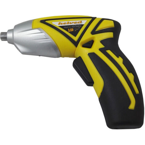 Lupex Shop - Mini avvitatore a batteria con testa snodabile 3,6V- 44 inserti helved con impugnatura morbida - EG10430