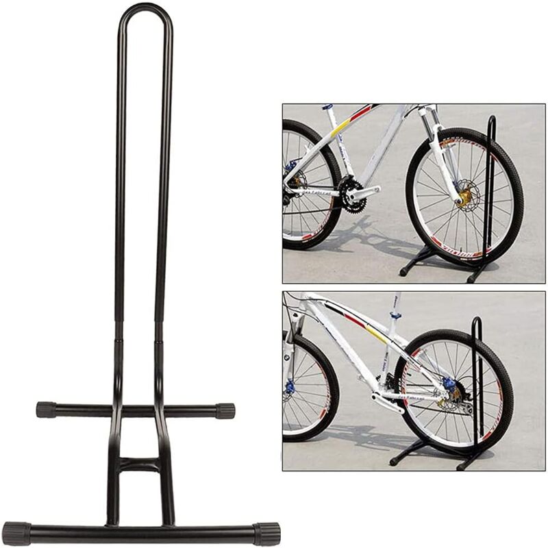 Image of Lupex Shop - Supporto bici rastrelliera per 1 posto da pavimento con materiale in Acciaio, dimensioni: 70x42x37cm