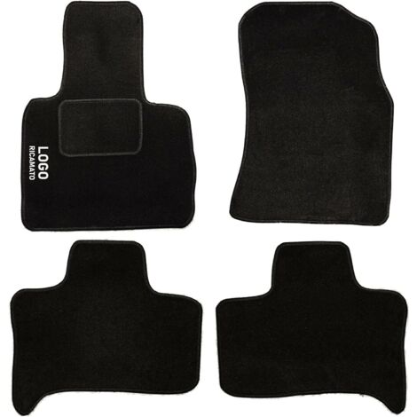 LUPEX SHOP - Tappetini auto compatibili per X5, in moquette nera, anteriori e posteriori