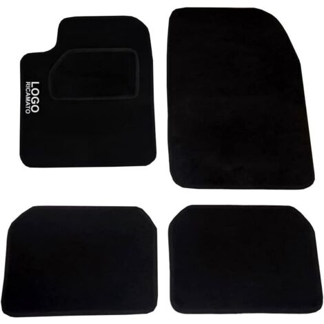 Lupex Shop Tappetini auto in moquette con strappo compatibili per 207