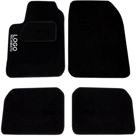 LUPEXSHOP Lupex Shop Tappetini auto in moquette con strappo compatibili per Punto Evo