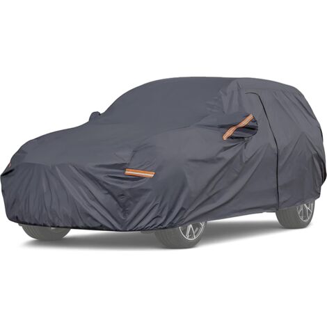 Lupex Shop - Telo copriauto per suv impermeabile con zip e rifrangenti Tg. 4XL: 560x204x160cm