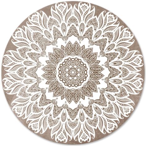 Lupia - Calamita, MAGNETI in Legno Set da 24 PEZZI D.4,5 cm MANDALA C con decorazione stampata, segnaposto ricordino regalo, bomboniera confettata, pensierino anniversario
