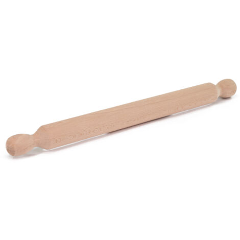 Lupia - Mattarello in Legno massello statico, Lunghezza 47 cm, Diametro 4 cm, Strumento da Cucina Robusto e Durevole per Preparare Pizza, Pasta Fresca e Biscotti per Chitarra