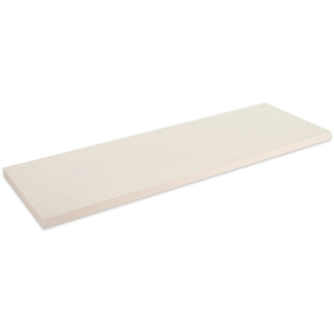 Lupia - Mensola da muro in Legno SHABBY, scaffale da parete in MDF, montaggio a scomparsa per soggiorno, cucina, bagno, camera da letto 60x19,5x1,6 cm