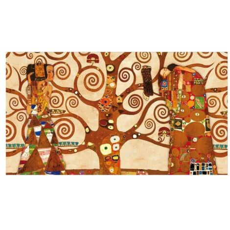 Lupia Quadro Moderno, Vetro Acrilico Plexy, Facile da appendere, da parete, stampa con Colori intensi, prodotto in Italia, 100x150 cm L'ALBERO DELLA VITA