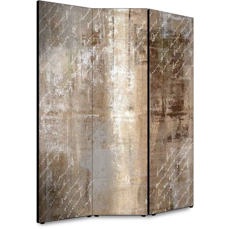 Lupia - Separe' per interni, Divisorio 135,6 x H 176 x P 3,1 cm MEMORY paravento 3 Ante in legno con Tele stampate fronte retro Soggetto unico