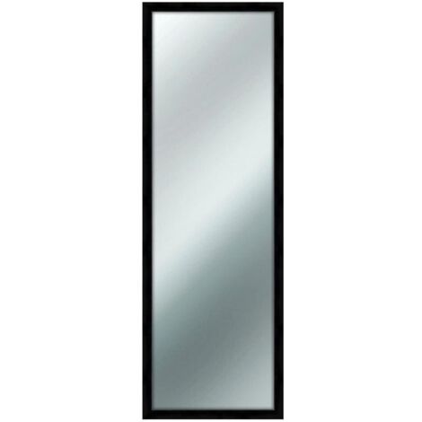 Lupia - Specchio da parete MIRROR RAINBOW 38x121 cm colore Nero lungo, specchiera colorata per camera da letto, soggiorno, ingresso, verticale o orizzontale