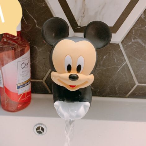 Lustiger Wasserhahnaufsatz für Kinder, gebogene Form mit sicherem Wassereinlass – Modell 2