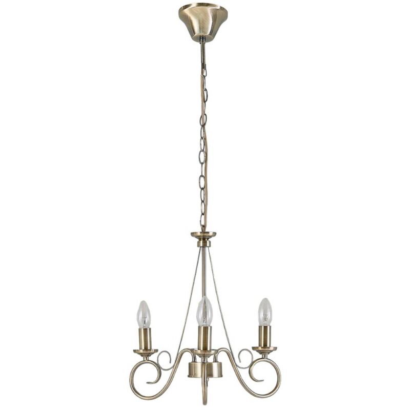 Lindby - Lustre à intensité variable 'Marnia' en métal pour salon & salle à manger