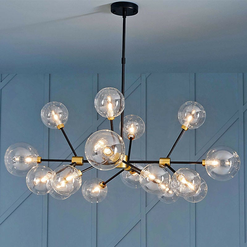 Lustre ajustable lactée 98x154cm