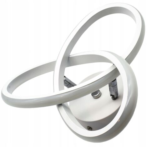 Lustre annulaire LED à ruban, design moderne et tendance, 18 W, 26 cm