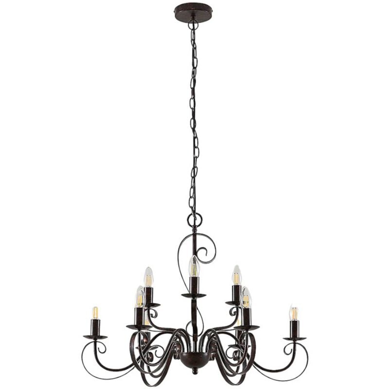 Lindby - Lustre à intensité variable 'Caleb' en métal pour couloir