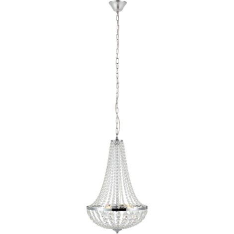 Lustre cristal 3xg9 max 20w ip44 chrome - markslojd - granso 42248933 42248933 42248933 42248933