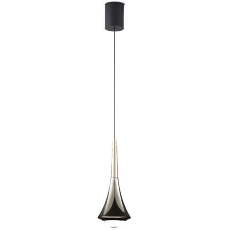 Lustre de chevet de chambre à coucher, moderne et simple, relevable, gradation tricolore, noir perle,AAFGVC