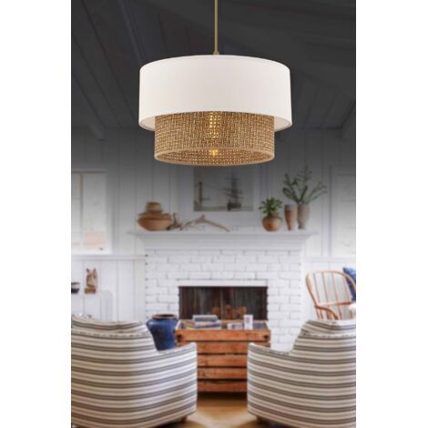 Lustre echo - beige blanc 88646523 88646523 88646523 88646523