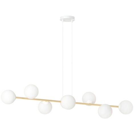 Lustre Emibig Gravity 8xE14 blanc/doré 1242/8 pour table