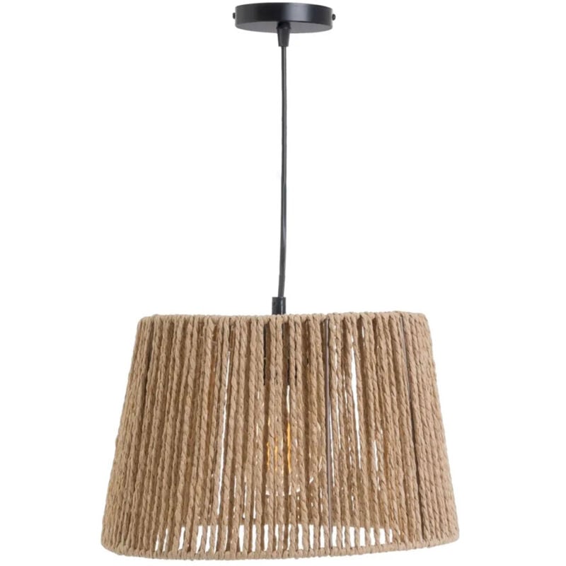 Unimasa - Lustre en corde de papier tressée