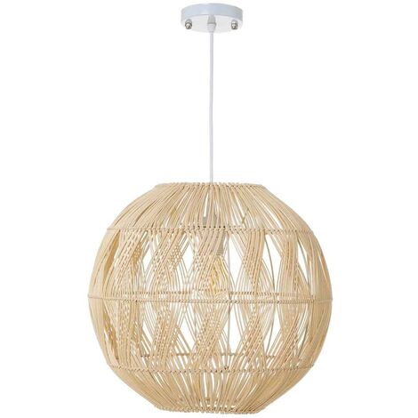 Lustre en Rotin