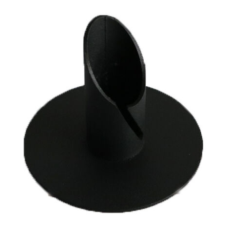 Lustre Fer Forgé Sablé Bougeoir Bougeoir Métal Bougeoir Noir Bougie Non Incluse