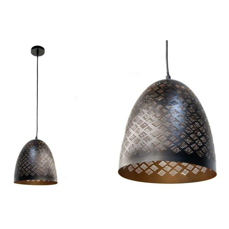 Lustre industriel urbain moderne en métal 25 x 108 cm noir Lustre industriel urbain moderne en métal 25 x 108 cm noir