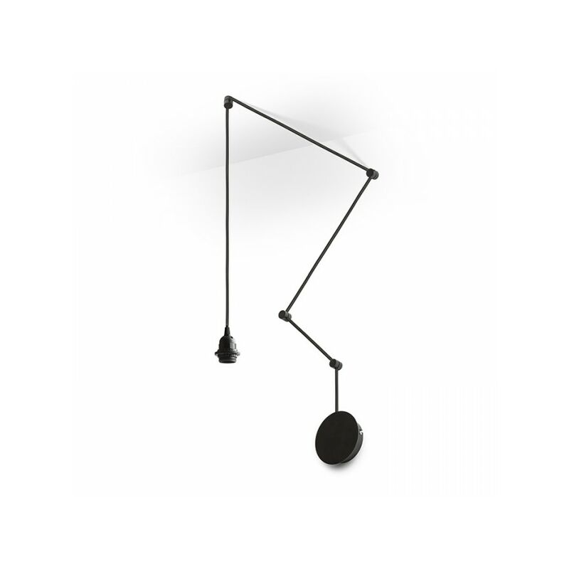 Lustre Lampe spider i suspension set noir 230V E27 15W