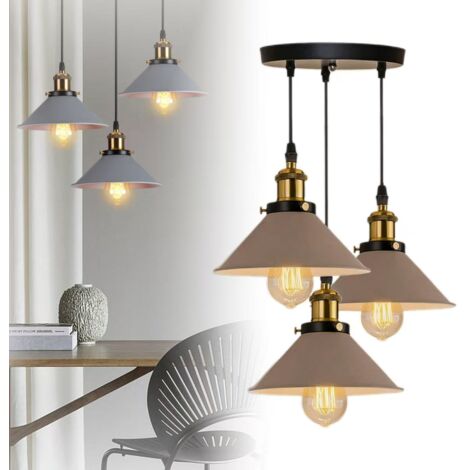 Lustre LED de style européen, plafonnier décoratif, lampe de table pour îlot de cuisine, convient au salon et à la chambre, E27, lumière chaude.