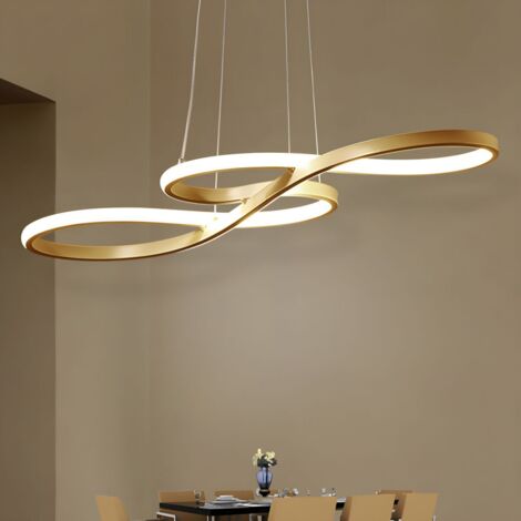 Lustre LED moderne, lustre en cristal, applique murale pour bar/café, éclairage tricolore, éclairage décoratif pour salon