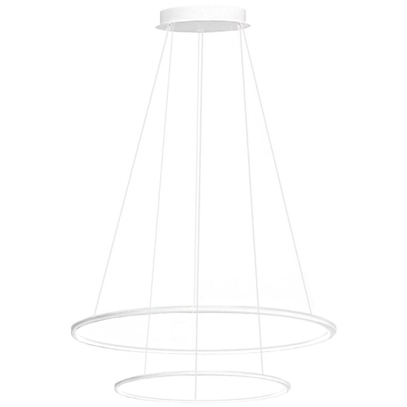 Lustre moderne gea led erika s2 led lampe à suspension en aluminium et silicone