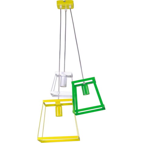 Lustre moderne multicolore Kaja Tedy K-4133 3xE27 IP20