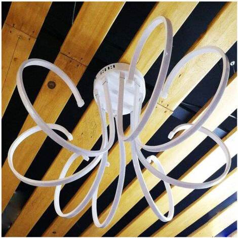 Lustre Néon Lumière Led Blanc Chaud 3000k Suspension De Plafond