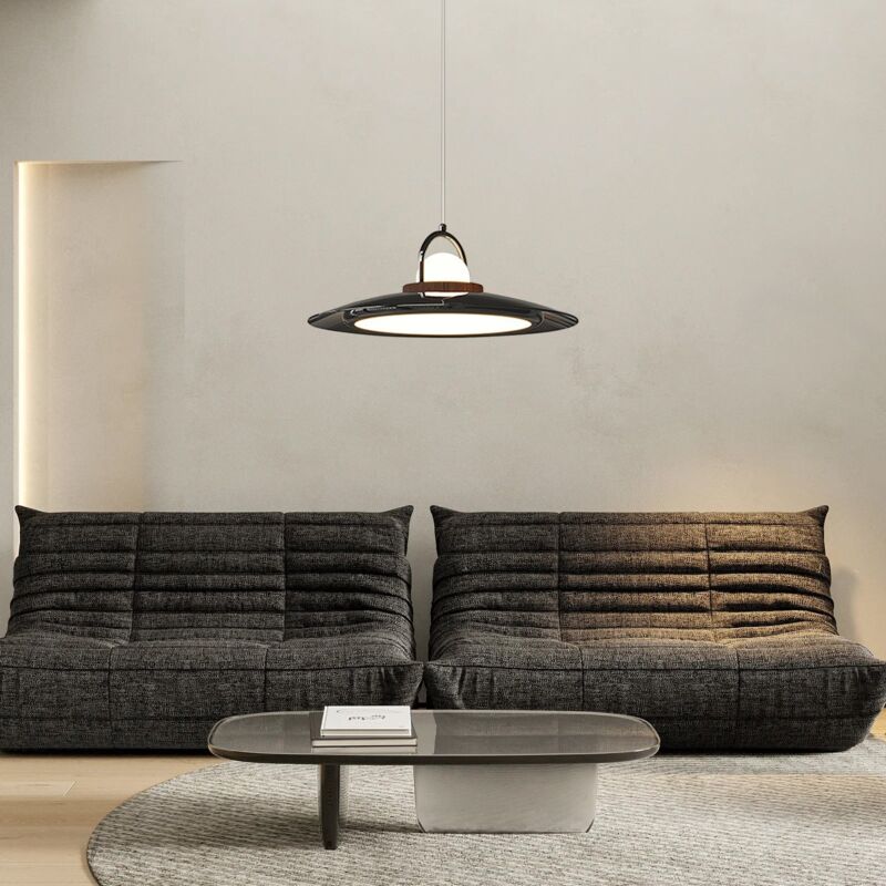 Arturesthome - Lustre Noir en dôme moderne Art deco,adaptée pour le restaurant, la chambre à coucher et le salon